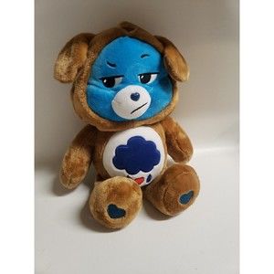 Care Bears Grumpy Bear Dog Puppy Hoodie Stuffed Animal Plush Toy Blue Cloud Cute
